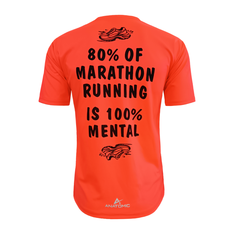 80% Vizi Orange Mens Running T-shirt