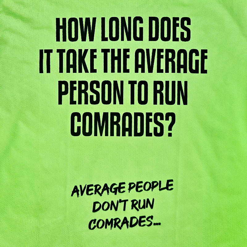 Comrades Vizi Q&A Green Mens Running T-shirt