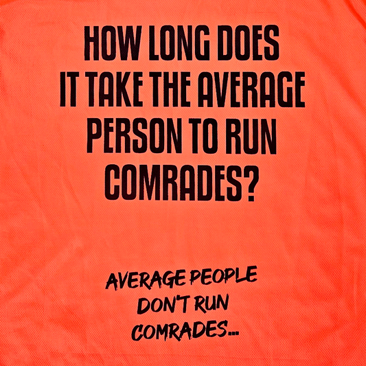 Comrades Vizi Q&A Orange Mens Running T-shirt (LIMITED SIZES)