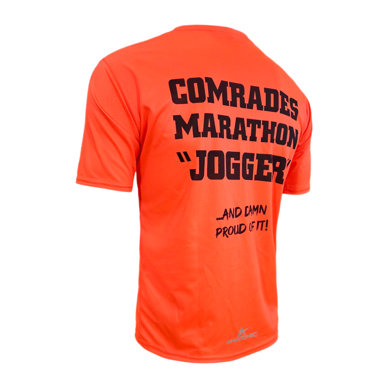 Comrades Jogger Vizi Orange Mens Running T-shirt