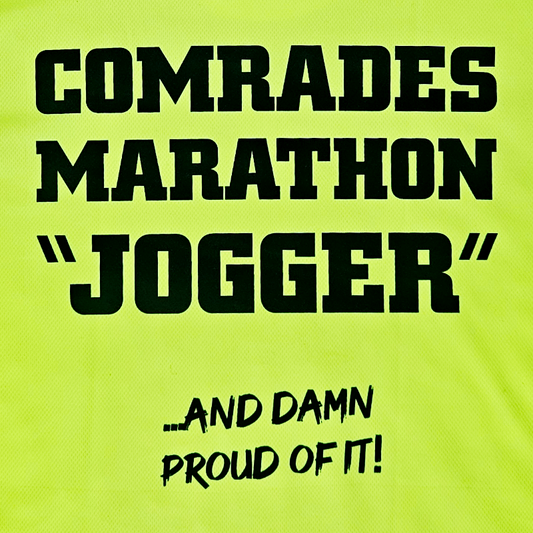 Comrades Jogger Vizi Yellow Mens Running T-shirt