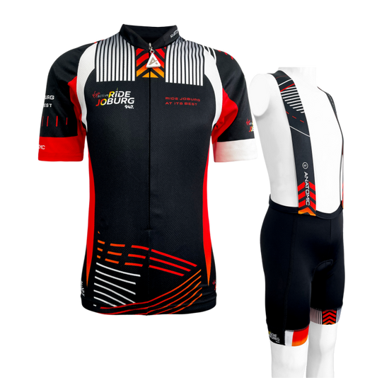 Ride Joburg Kids Cycling Jersey and Bib COMBO