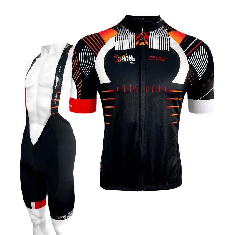 Ride Joburg Cycling Jersey and Bib COMBO