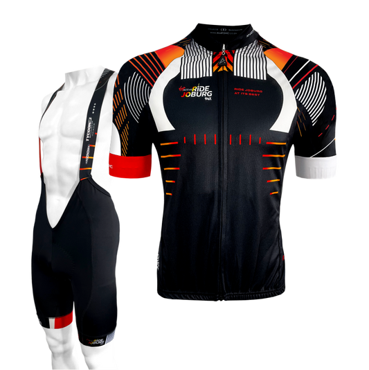 Ride Joburg Cycling Jersey and Bib COMBO