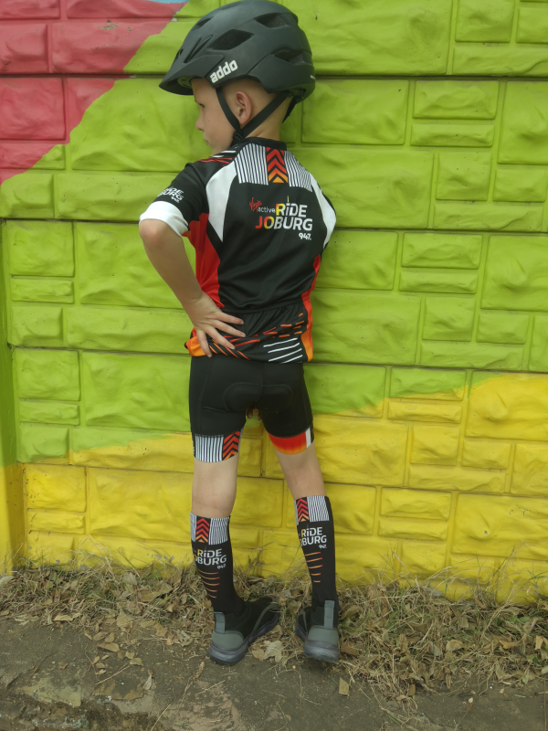 Ride Joburg Kids Cycling Jersey and Bib COMBO