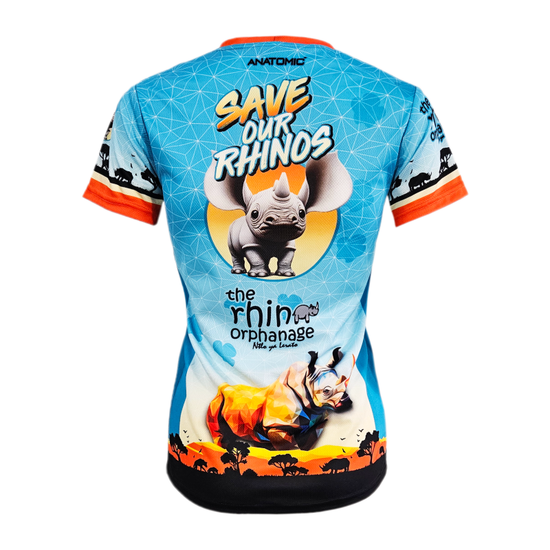 Save the Rhinos Blue T-shirt