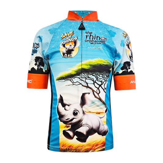 Save the Rhinos 2024 Kids Cycling Jersey