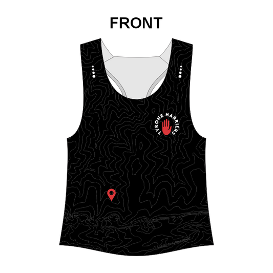 Tyrone Harriers Mens and Ladies Seamless Elite Vests Contour