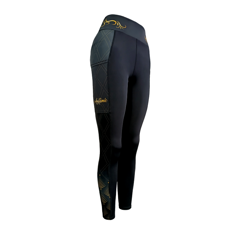 Western Rider Gold Ladies Elite Tights